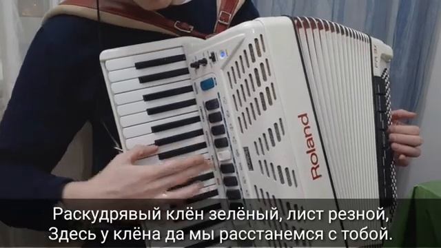 Смуглянка на Аккордеоне - Текст Слова - Аккордеонист Баянист (360p)