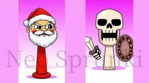 СПРУНКИ ПЕРСОНАЖИ ГУ ГУ ГА гА И МЕМНЫЙ СКЕЛЕТ СО ЩИТОМ! НОВЫЕ SPRUNKI ICNREDIBOX ПОДБОРКА ГЕРОЕВ УРА