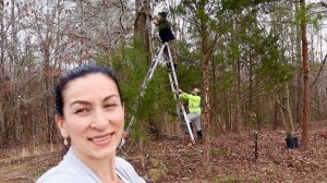 Уборка Территории | Достроили Огород | Пересаживаю Голубику 🫐 | Семейный Влог Эгине | Heghineh