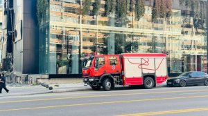 Последствия пожара в здании головного офиса банка устраняют в Тбилиси