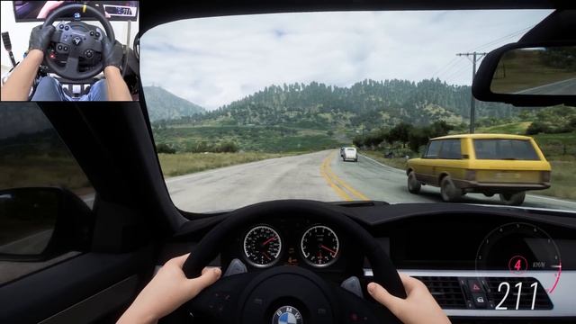 BMW E60 M5: V10 легенда 🔥 Заезд в FH5 на Thrustmaster TX 🏁