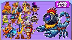 Merge Fellas Mixed Brainrot Итальянский Brainrot 27 Игровой процесс Достижение максимального уровня