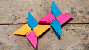 Как сделать метательную звезду ниндзя оригами