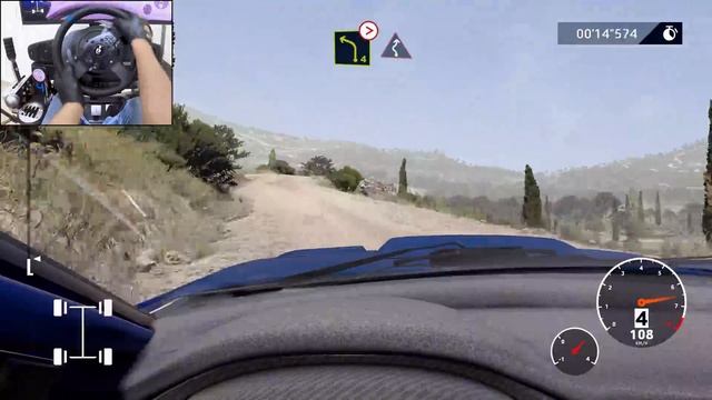 Subaru Impreza на гравии 🔥 WRC 10 на Thrustmaster T300RS 🏁