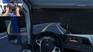 Ford F-MAX: живописный маршрут в ETS2 🚛 За рулём Thrustmaster TX 🔥