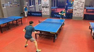 ФИНАЛ!! Коренюгин А. (724) - Ким А. (661) 24.02 настольный теннис Малиновый 400+ турнир СПб