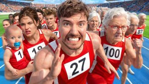 Люди От 1 до 100 Лет Участвуют В Гонке За $250,000!