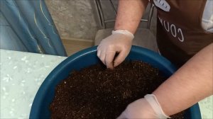 3.03.26. Готовлю грунт для рассады.