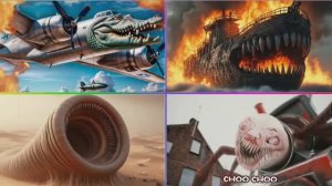 БАТТЛ ЧУДИЩ — КРОКОДИЛ БОМБОРДИНО vs МОРСКОЙ ЗАРАЗА vs ЗЕМЛЕЧЕРВЬ vs ЧУ‑ЧУ ЧАРЛЬЗ!