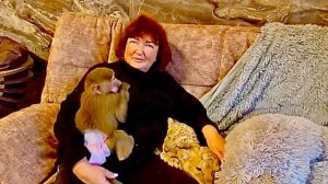 Маня не хочет чтобы мама гладила львят, мама только ее и львят здесь не должно быть)))