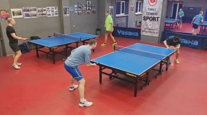 I ф. Ким А. (661) - Жураковский А. (558) 24.02 настольный теннис Малиновый 400+ турнир СПб