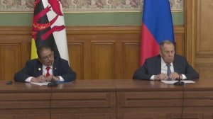 Совместная пресс-конференция С.Лаврова и Э.Юсофа, Москва, 3 марта 2026 года