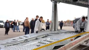 Презентация и тестовая  загрузка оцинкованного автовоза ULTRAILER- 4 Haval Jolion и 3 Haval F7.