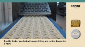 Двухъярусная выпечка на линиях RONDO Make-up Lines – двойные слойки