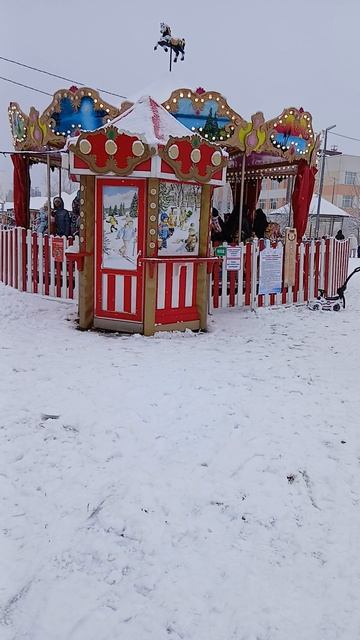 зимняя карусель