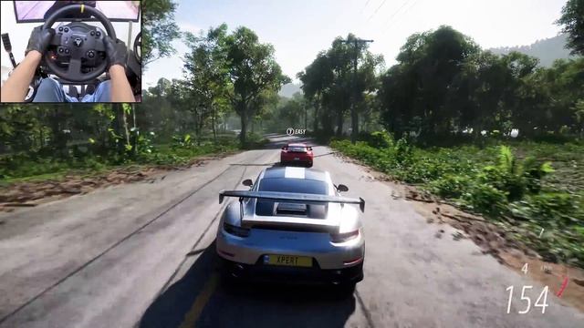 Porsche 911 GT2 RS: 900 сил 🔥 Заезд в FH5 на Thrustmaster TX 🏁