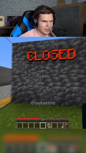 Лава Vs Вода в Minecraft!😭🙏 #shorts #шортс #minecraft #майнкрафт #майн #прикол #смех #юмор #мем