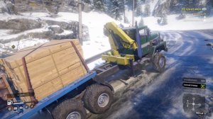 прохождение Snowrunner Аляска (США) часть 20 без комментариев