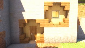 Красивый дом в горе для начала выживания