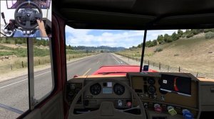 Mack R с самосвальным прицепом 🚛 Дальнобой в ATS на Thrustmaster TX 🔥