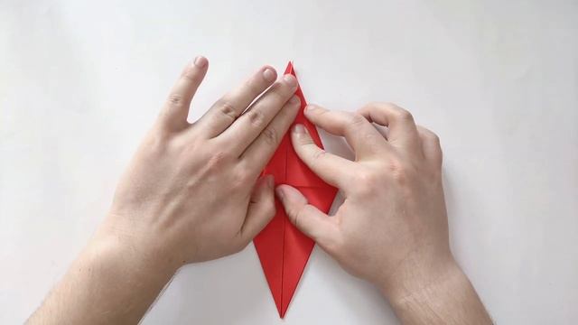 Оригами Закладка в книгу в виде дракона