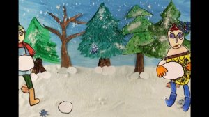 "Снежная история или как появилась зима" - Детская студия мультипликации «Арбуз»