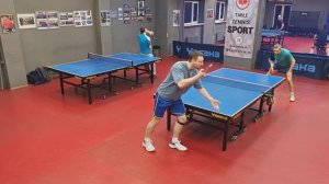 I ф. Коренюгин А. (724) - Жураковский А. (558) 24.02 настольный теннис Малиновый 400+ турнир СПб