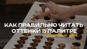 Как правильно читать оттенки в палитре? Работа с цветовым кругом и тест прядями.