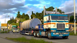 570 / ЕTS2 1.57 / Freightliner FLB / Дальнобой по Норвегии.