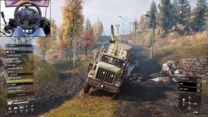 Что-то пошло не так в SnowRunner ❄️ За рулём Thrustmaster TX 🚛