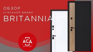 Стальная дверь Britannia (адаптивная замковая часть). Заказная модель