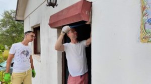 Ставлю двутавр в старом доме в Португалии _ Дом в Португалии. Выпуск 3
