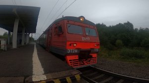 Ст.Мга - пл.Турышкино (из окна ЭТ2М-119), 2021 год