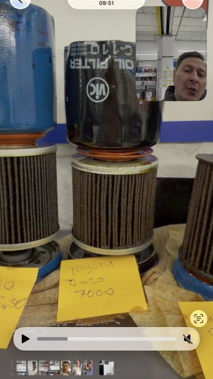 Вскрыли 6 масляных  фильтра у нас на СТО.  Как выглядит фильтр после 5 и после 12 т.км. пробега.