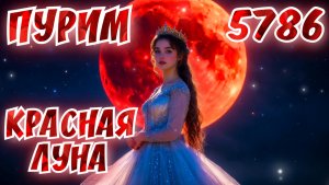 ЗНАМЕНИЕ КРАСНОЙ ЛУНЫ В ПУРИМ 5786