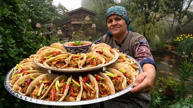 Ароматные куриные рулетики. Простой рецепт деревенского приготовления. Кухня Азербайджана