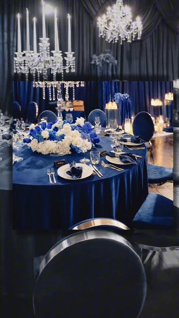 Декор Юбилея в Синем