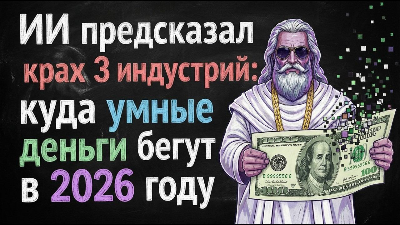 Крах 3 индустрий: куда умные деньги бегут в 2026 году#заработок #крипта #психологияденег #нейросети