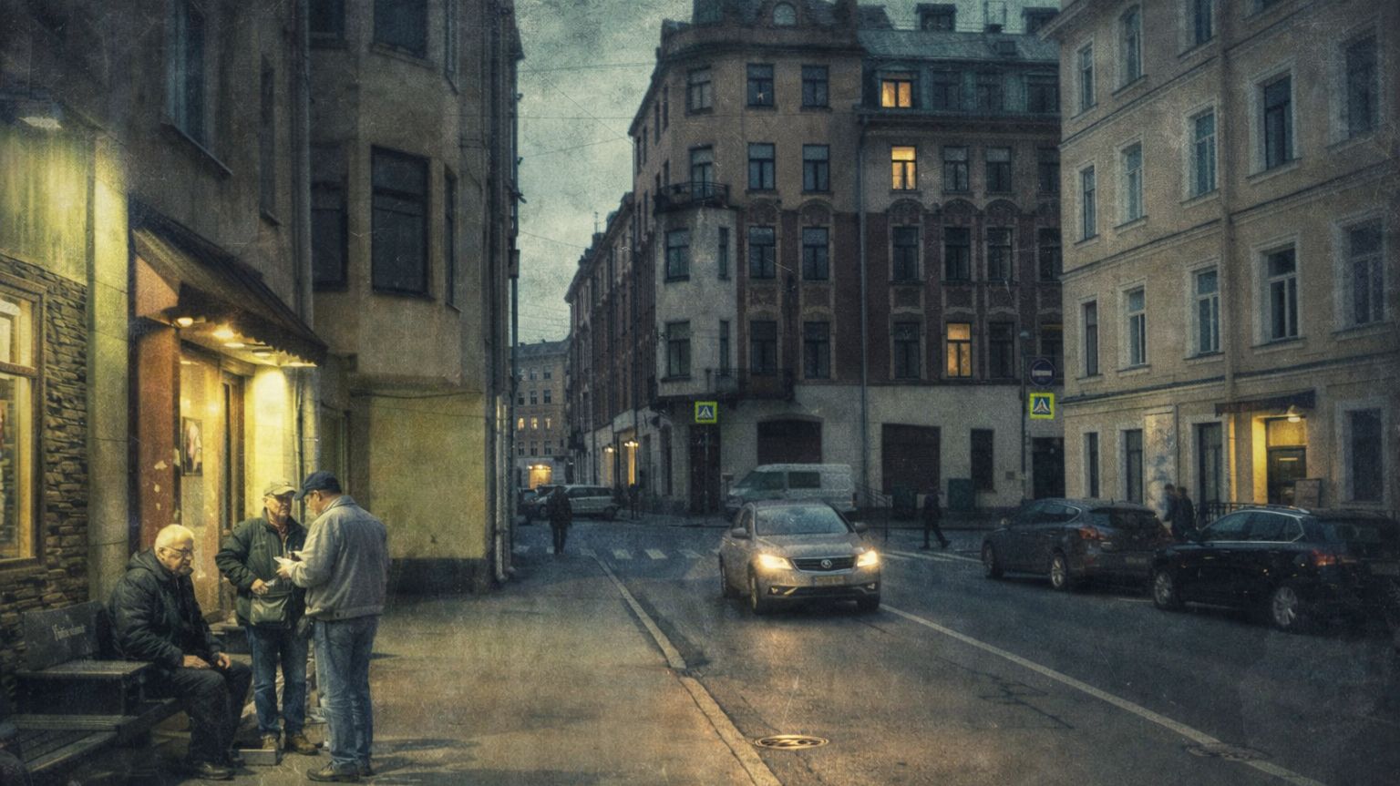 Вечером на Петроградке (Апрель 2025)