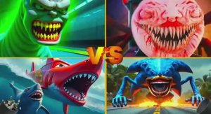 БАТТЛ СТРАННЫХ ПОЕЗДОВ — ТОМАС‑ОБЖОРА vs ПРОКЛЯТЫЙ ТОМАС vs МАКВИН‑МОНСТР vs СОНИК‑ТАПЕ! 🚂