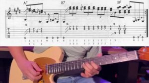 The Third Degree Blues in Em(guitar solo,tab,backing track)