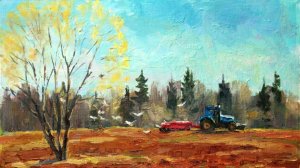 Весна в живописи художника Марии Подпориной