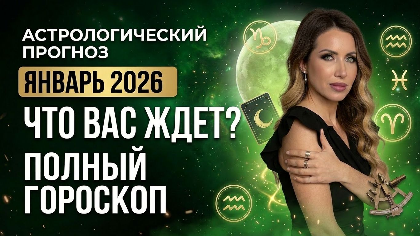 Астрологический прогноз на январь 2026 года