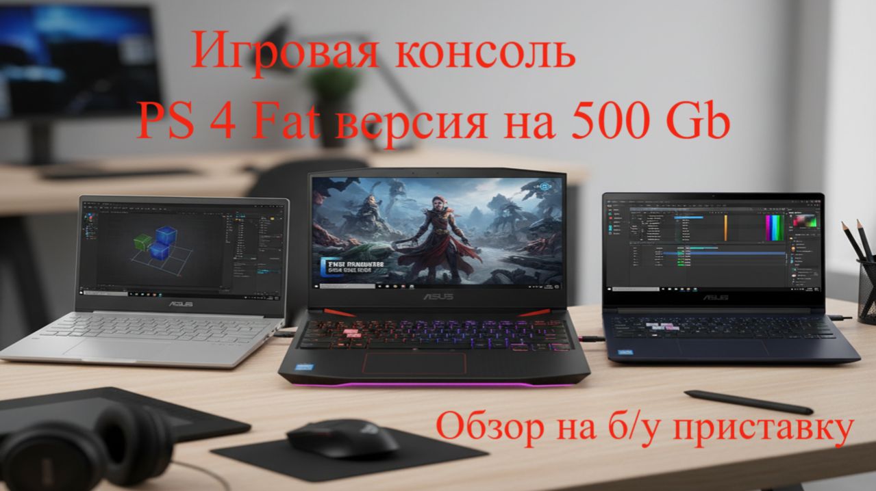 Обзор на PS 4 Fat версия на 500 Gb смотреть онлайн