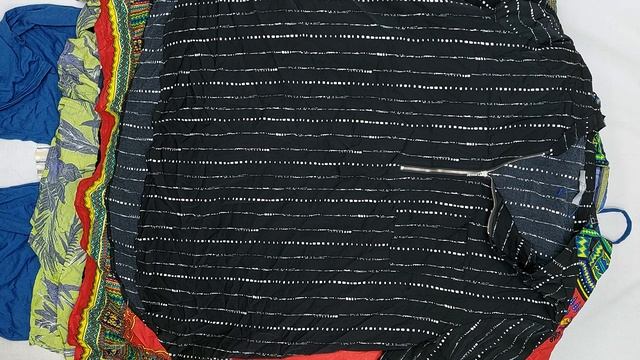 Микс женский большие размеры (в основном блузки) секонд оптом 7 пак