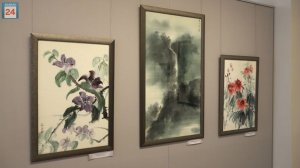 Шёлковые полотна в росписи акварели: «Мотивы Востока» "разлились" в столице Хакасии