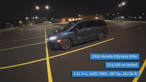 Обзор Honda Odyssey Elite 2026 Хонда Одиссей Тест Драйв