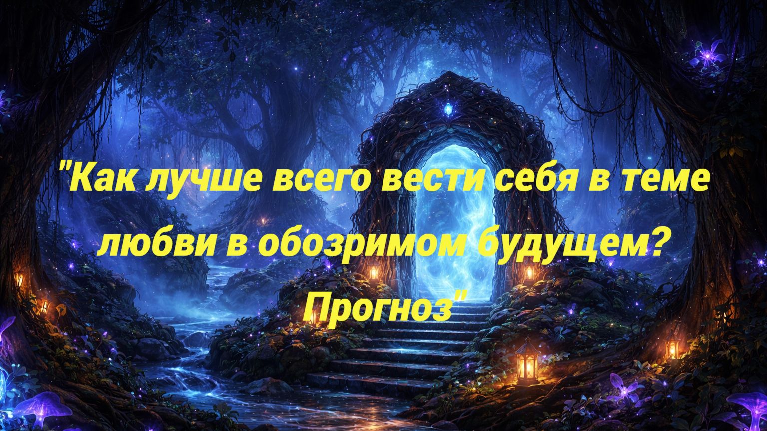 "Как лучше всего вести себя в теме любви в обозримом будущем? Прогноз"