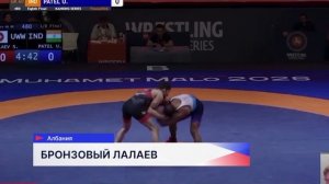 Нижегородец Садык Лалаев получил бронзовую медаль на рейтинговом турнире Объединённого мира борьбы