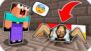 НУБ ЗАТРОЛЛЕН НЕВИДИМЫМ ПРО Майнкрафт, но Нубик Испугался Гренни Страшилка в 3 часа ночи